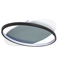 Светильник с арматурой чёрного цвета LED4U L1025-500 BK