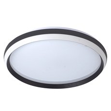Светильник с арматурой чёрного цвета, плафонами белого цвета LED4U L3031-500 BK
