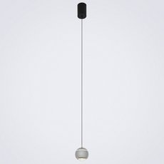 Светильник с арматурой чёрного цвета, металлическими плафонами LED4U L8753-1 CR