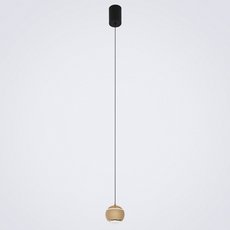 Светильник с арматурой чёрного цвета, плафонами золотого цвета LED4U L8753-1GD