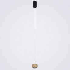 Светильник с арматурой чёрного цвета, плафонами золотого цвета LED4U L8757-1 GD