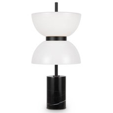 Настольная лампа с стеклянными плафонами белого цвета Maytoni MOD178TL-L11B3K