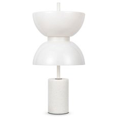 Настольная лампа с стеклянными плафонами белого цвета Maytoni MOD178TL-L11W3K
