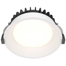 Точечный светильник с арматурой белого цвета, металлическими плафонами Maytoni DL055-12W4K-W