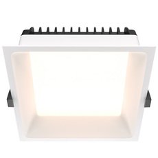 Точечный светильник с плафонами белого цвета Maytoni DL056-18W3K-W