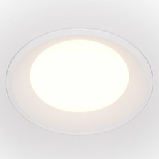 Точечный светильник с арматурой белого цвета Maytoni DL055-24W3K-W