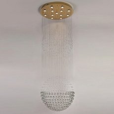 Светильник с плафонами прозрачного цвета Newport 8113/230 gold NEW