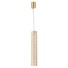 Светильник с хрустальными плафонами прозрачного цвета Newport 8291/S gold