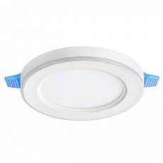 Точечный светильник с арматурой белого цвета, пластиковыми плафонами Novotech 359012