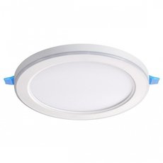 Точечный светильник с арматурой белого цвета, пластиковыми плафонами Novotech 359010