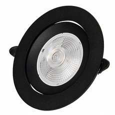 Точечный светильник с арматурой чёрного цвета, плафонами прозрачного цвета Zortes ZRS.57796.5
