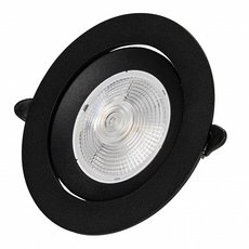 Точечный светильник с арматурой чёрного цвета, плафонами прозрачного цвета Zortes ZRS.57796.10