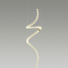 Светильник с арматурой золотого цвета, плафонами прозрачного цвета Odeon Light 5008/132L