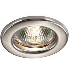 Точечный светильник с арматурой никеля цвета, плафонами никеля цвета Novotech 369703