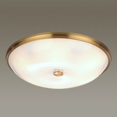 Светильник с арматурой бронзы цвета, стеклянными плафонами Odeon Light 4956/6