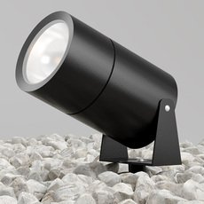 Светильник для уличного освещения с арматурой чёрного цвета, плафонами чёрного цвета Maytoni O050FL-L15GF3K