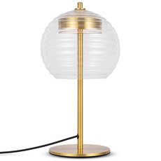 Настольная лампа с стеклянными плафонами прозрачного цвета Maytoni P060TL-L12BSK1