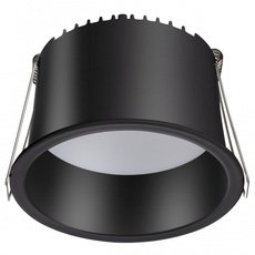 Точечный светильник с арматурой чёрного цвета, плафонами чёрного цвета Novotech 359237