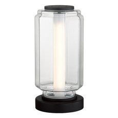 Настольная лампа с арматурой чёрного цвета, стеклянными плафонами Odeon Light 5409/10TL