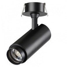 Точечный светильник с металлическими плафонами чёрного цвета Novotech 359220