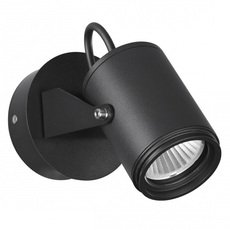 Светильник для уличного освещения с арматурой чёрного цвета, плафонами чёрного цвета Odeon Light 6647/10WL