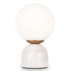 Настольная лампа с арматурой белого цвета, плафонами белого цвета Freya FR5288TL-01W