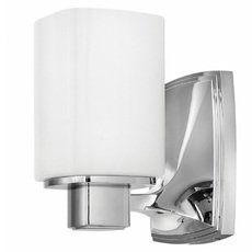 Светильник для ванной комнаты с арматурой хрома цвета, плафонами белого цвета Hinkley HK/TESSA1 BATH