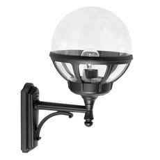 Светильник для уличного освещения с арматурой чёрного цвета, плафонами прозрачного цвета Norlys 360B