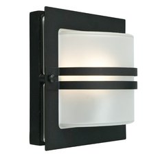 Светильник для уличного освещения с арматурой чёрного цвета, плафонами белого цвета Norlys 651B