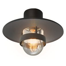 Светильник для уличного освещения с металлическими плафонами чёрного цвета Norlys 271B