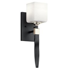 Светильник для ванной комнаты с арматурой чёрного цвета Kichler KL-MARETTE1-BK