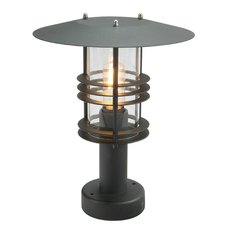 Светильник для уличного освещения с арматурой чёрного цвета, металлическими плафонами Norlys 284B