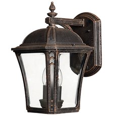 Светильник для уличного освещения с арматурой коричневого цвета, плафонами прозрачного цвета Hinkley HK/WABASH2/M