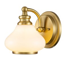 Светильник для ванной комнаты с стеклянными плафонами белого цвета Hinkley HK-AINSLEY1-BATH-BB
