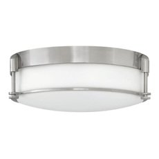 Светильник для ванной комнаты с арматурой никеля цвета, плафонами белого цвета Hinkley HK/COLBIN/F/M BN