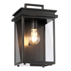 Светильник для уличного освещения с арматурой коричневого цвета, плафонами прозрачного цвета Feiss FE-GLENVIEW-M
