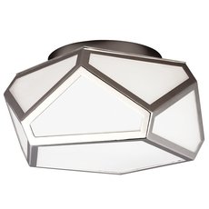 Светильник с арматурой никеля цвета, плафонами белого цвета Feiss FE/DIAMOND/F