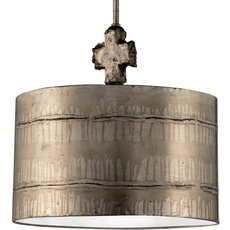Светильник с арматурой серебряного цвета Flambeau FB/FRAGMENT-S/PL
