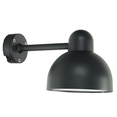 Светильник для уличного освещения с арматурой чёрного цвета, металлическими плафонами Norlys 724GR