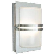 Светильник для уличного освещения с арматурой никеля цвета, плафонами белого цвета Norlys 661ST