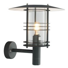 Светильник для уличного освещения с металлическими плафонами чёрного цвета Norlys 286B