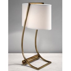 Настольная лампа с арматурой бронзы цвета Feiss FE/LEX TL BB