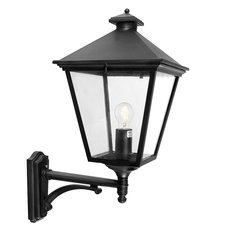 Светильник для уличного освещения с арматурой чёрного цвета, пластиковыми плафонами Norlys 490B