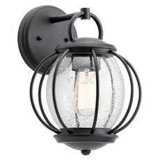 Светильник для уличного освещения с арматурой чёрного цвета, стеклянными плафонами Kichler KL/VANDALIA2/S