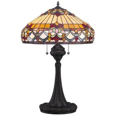 Настольная лампа с плафонами цветного цвета Quoizel QZ/BELLEFLEUR/TL