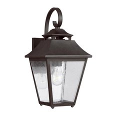 Светильник для уличного освещения с арматурой чёрного цвета Feiss FE-GALENA2-M-SBL