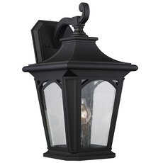 Светильник для уличного освещения с арматурой чёрного цвета, плафонами прозрачного цвета Quoizel QZ/BEDFORD2/L