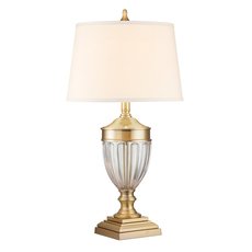 Настольная лампа с плафонами белого цвета Quoizel QZ-DENNISON-BB