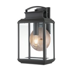 Светильник для уличного освещения с стеклянными плафонами прозрачного цвета Quoizel QZ-BYRON-L-GR