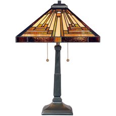 Настольная лампа с плафонами цветного цвета Quoizel QZ/STEPHEN/TL